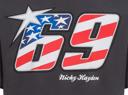 NICKY HAYDEN - 69 - GREY T-SHIRT