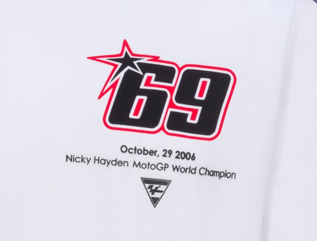 NICKY HAYDEN - MOTORS OF AMERICA - WHITE T-SHIRT