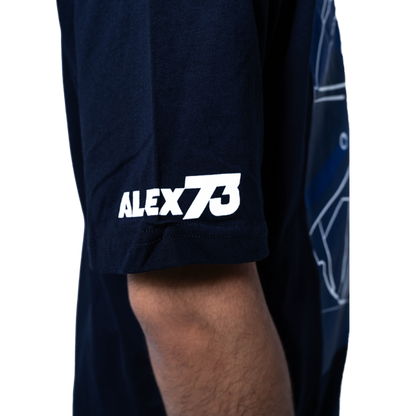 ALEX MARQUEZ - AM73 - BLUE T-SHIRT