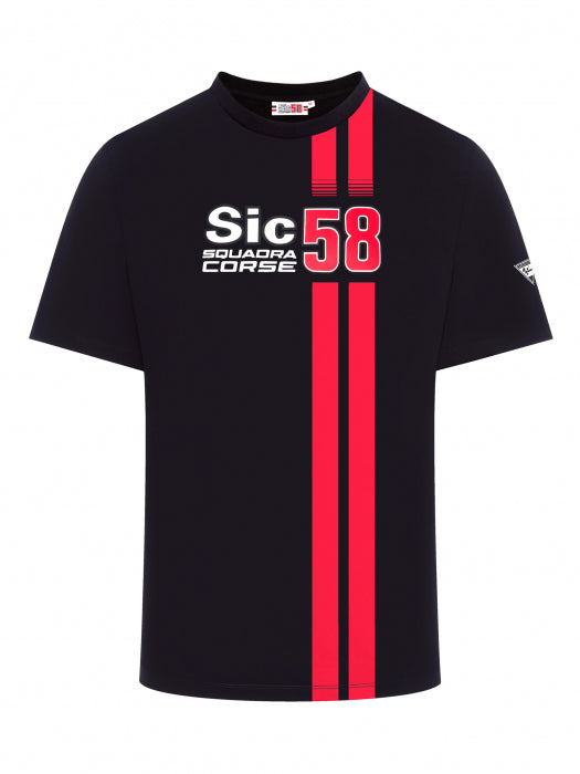SIC58 SQUADRA CORSE - BLACK T-SHIRT