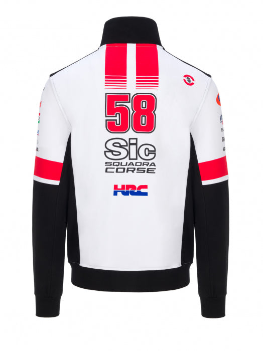 SIC58 SQUADRA CORSE - 2020 REPLICA COLLECTION - WHITE SWEATSHIRT