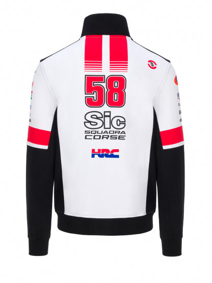 SIC58 SQUADRA CORSE - 2020 REPLICA COLLECTION - WHITE SWEATSHIRT