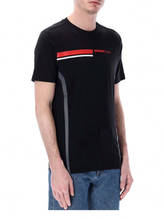 DUCATI CORSE TEAM - BLACK T-SHIRT