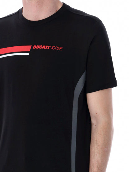 DUCATI CORSE TEAM - BLACK T-SHIRT