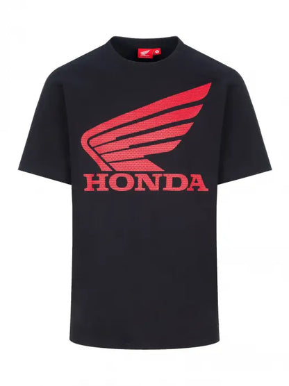 HONDA HRC RACING - WING LOGO - BLACK T-SHIRT